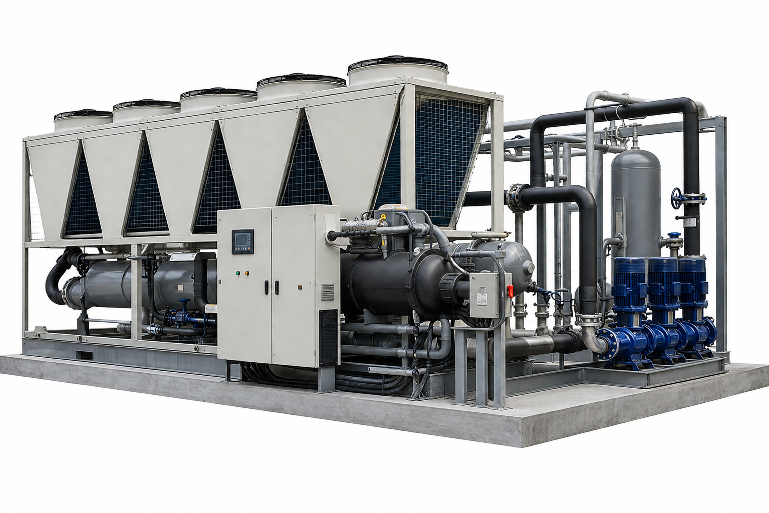 Chiller plant process diagram